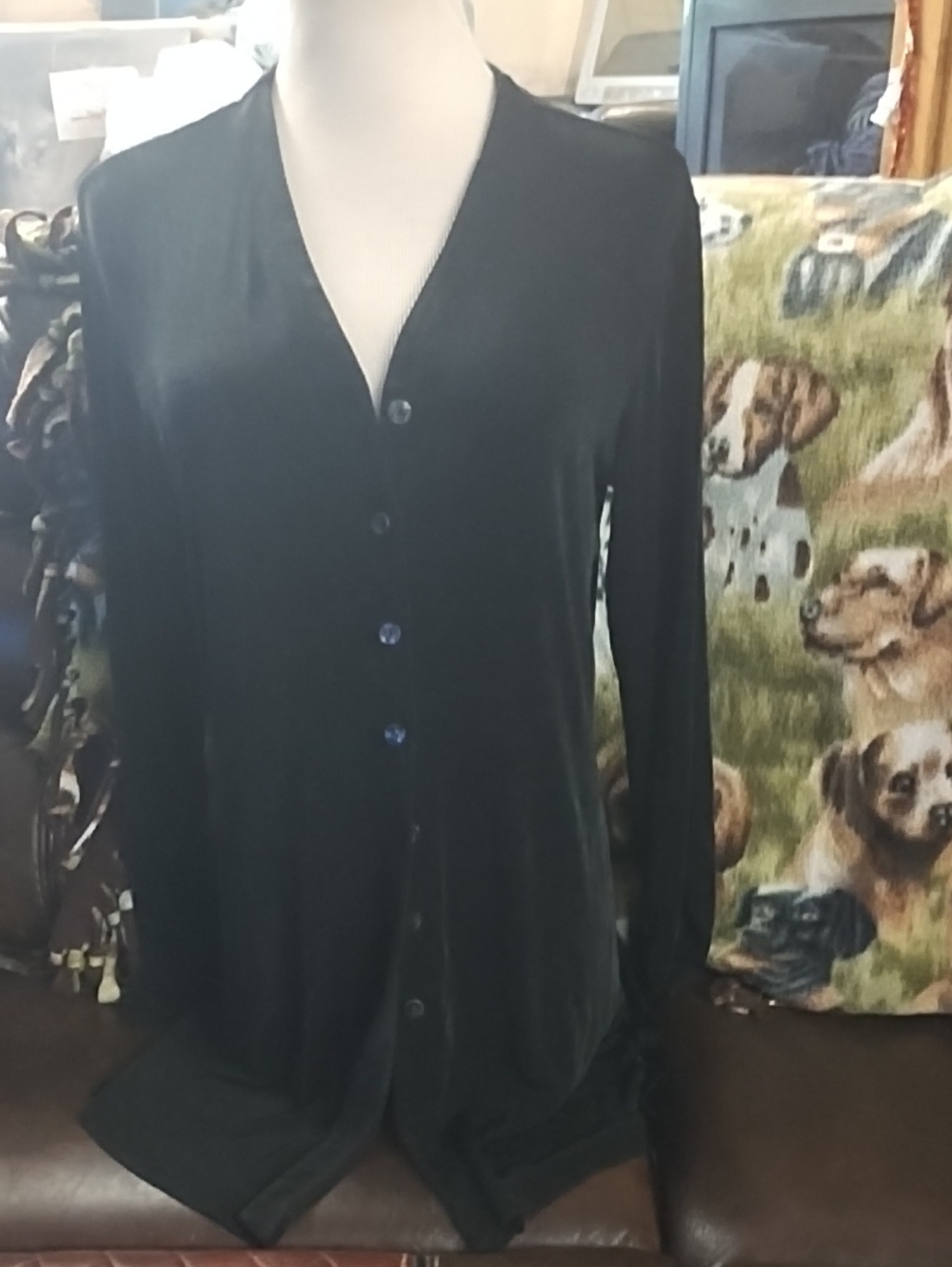Chico's Black Knit Top